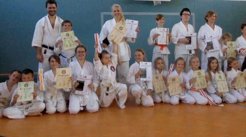 Gruppenbild Kyu Prüfung vom 27.06.2018