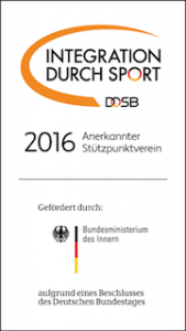 Wir sind anerkannter Stützpunktverein des Projekt "Integration durch Sport"