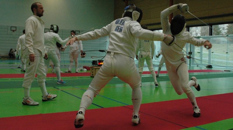 Andreas Oleak mit Rueckenaufschrift