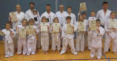 Weihnachtsprüfung Karate 2017