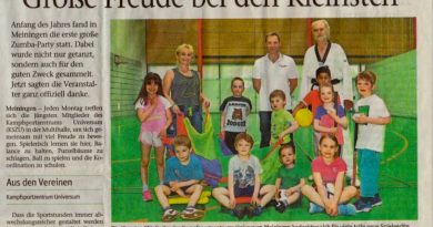 Große Freude bei den Kleinsten Meininger Tageblatt 08.06.2016