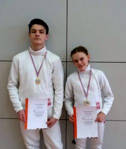 Saalfeld Thueringer Meisterschaft 2018 Lennart und Paula