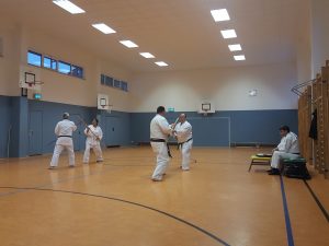 Kobudo Prüfung: Kumite